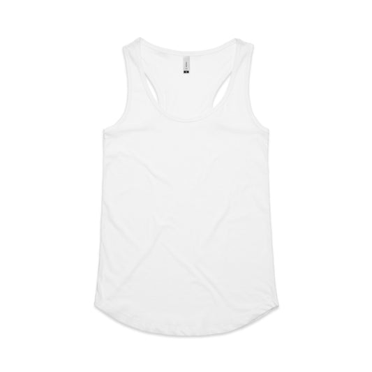 Womens Yes Racerback Singlet | 3 Colours