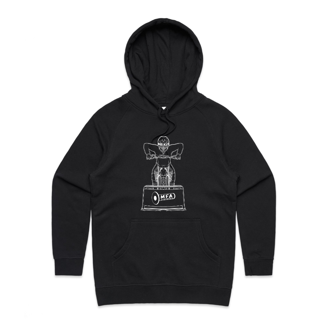 MFA - Mens Moto Gate Black Hoodie (AS 5101)