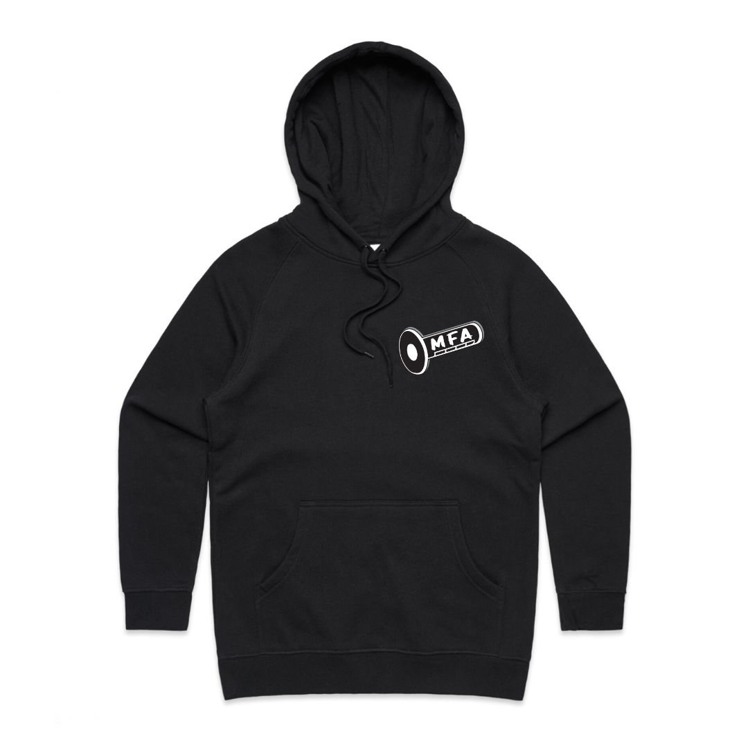 MFA - Mens MFA Logo Black Hoodie (AS 5101)