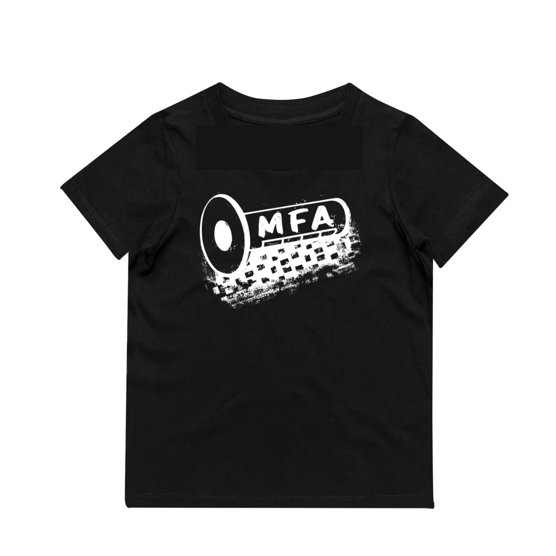 MFA - Kids Logo Black Tee* (AS3005/3006)