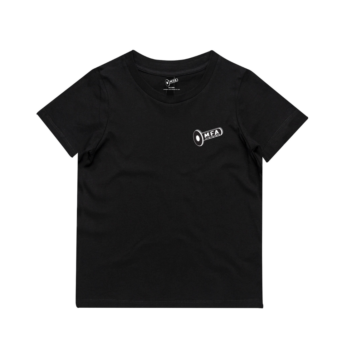 MFA - Kids Logo Black Tee* (AS3005/3006)
