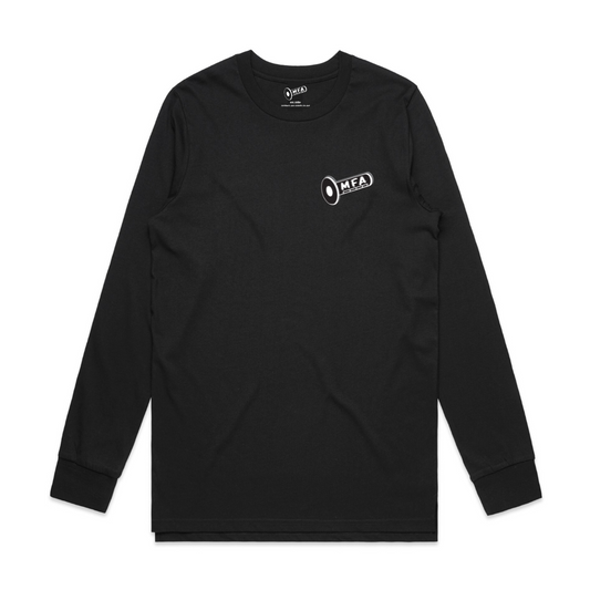 MFA - Mens Logo Black Long Sleeve Tee* (AS 5029)