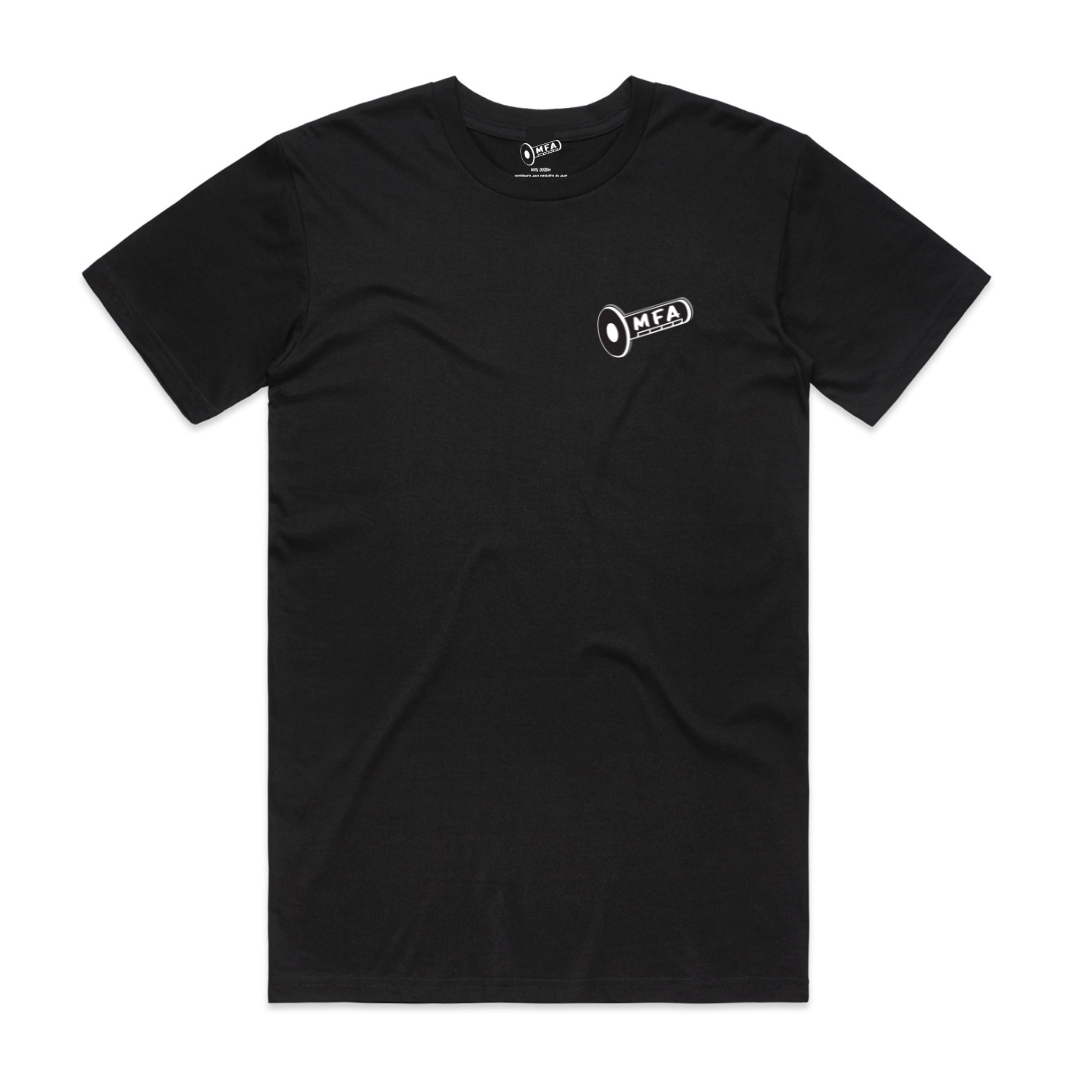 MFA - Mens Logo Black Tee* (AS 5051)