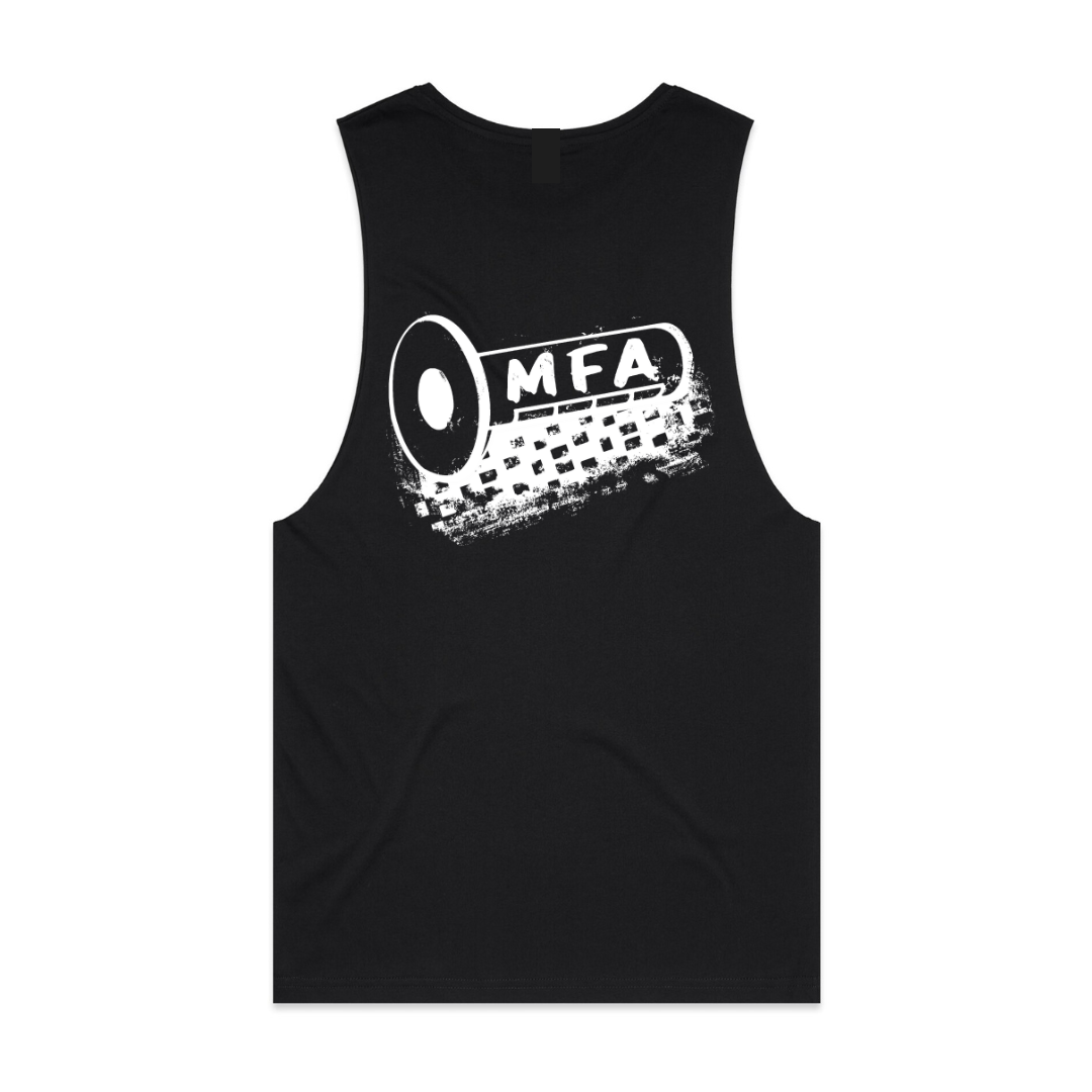 MFA - Mens Logo Black Tank* (AS 5025)