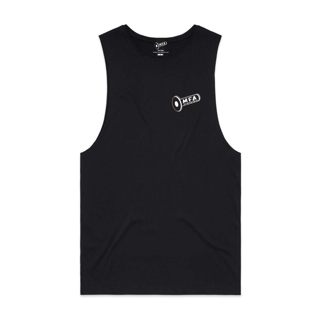 MFA - Mens Logo Black Tank* (AS 5025)