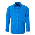 Pilbara Shirt - Men's Long Sleeve Standard Weight Open Front - 6 Colours