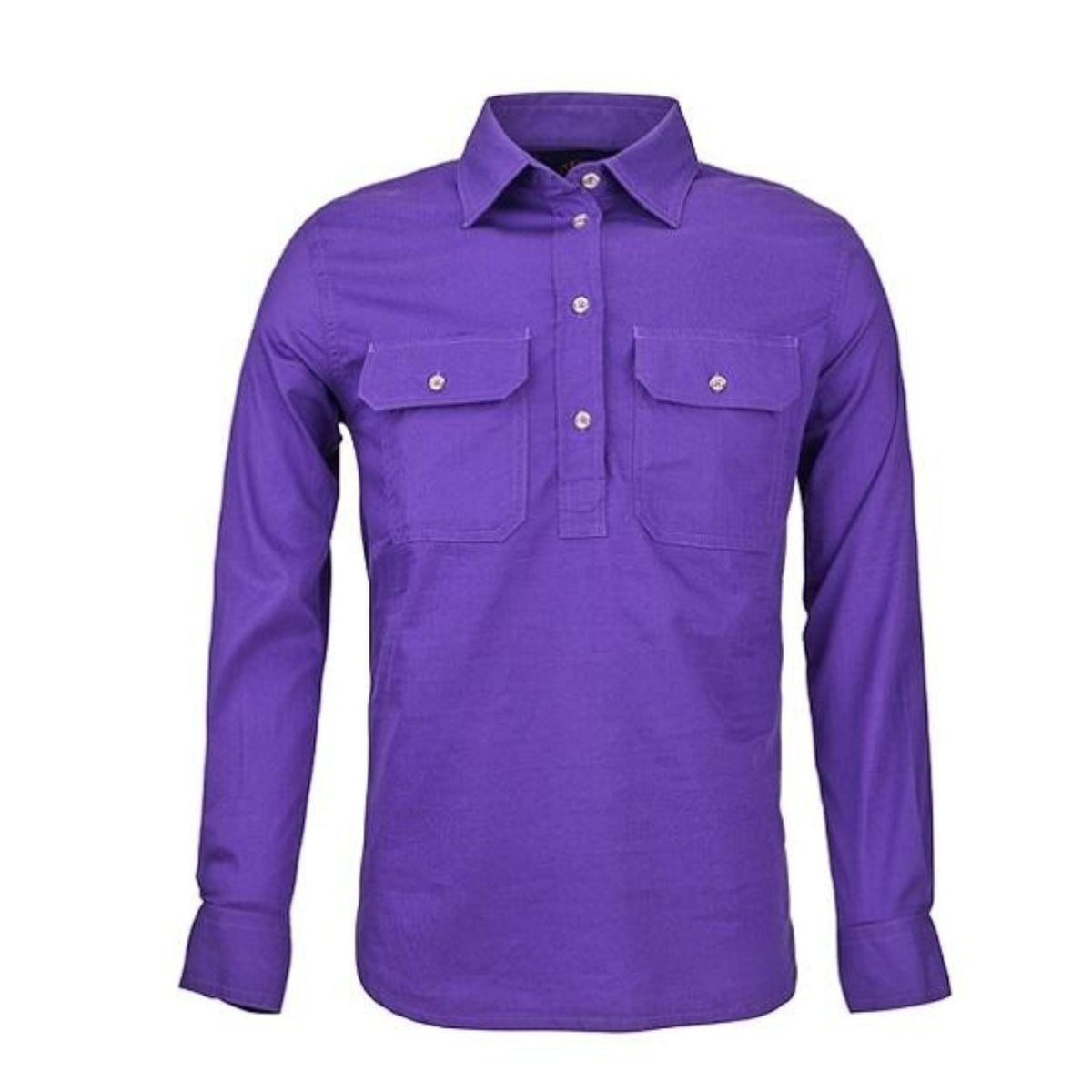 Pilbara Shirt - Ladies Long Sleeve Standard Weight Closed Front - 12 Colours