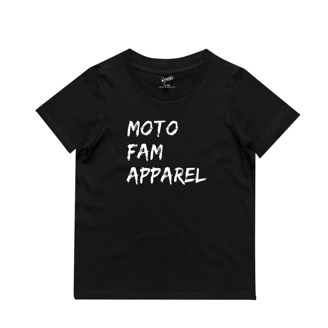 MFA - Kids Moto Fam Apparel Black Tee* (AS3005/3006)