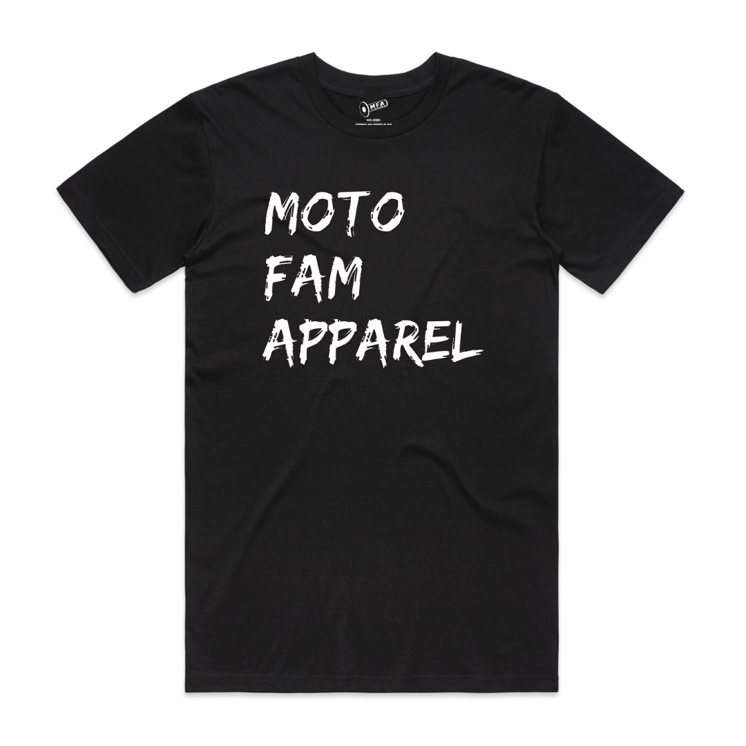 MFA - Mens Moto Fam Apparel Black Tee* (AS 5051)