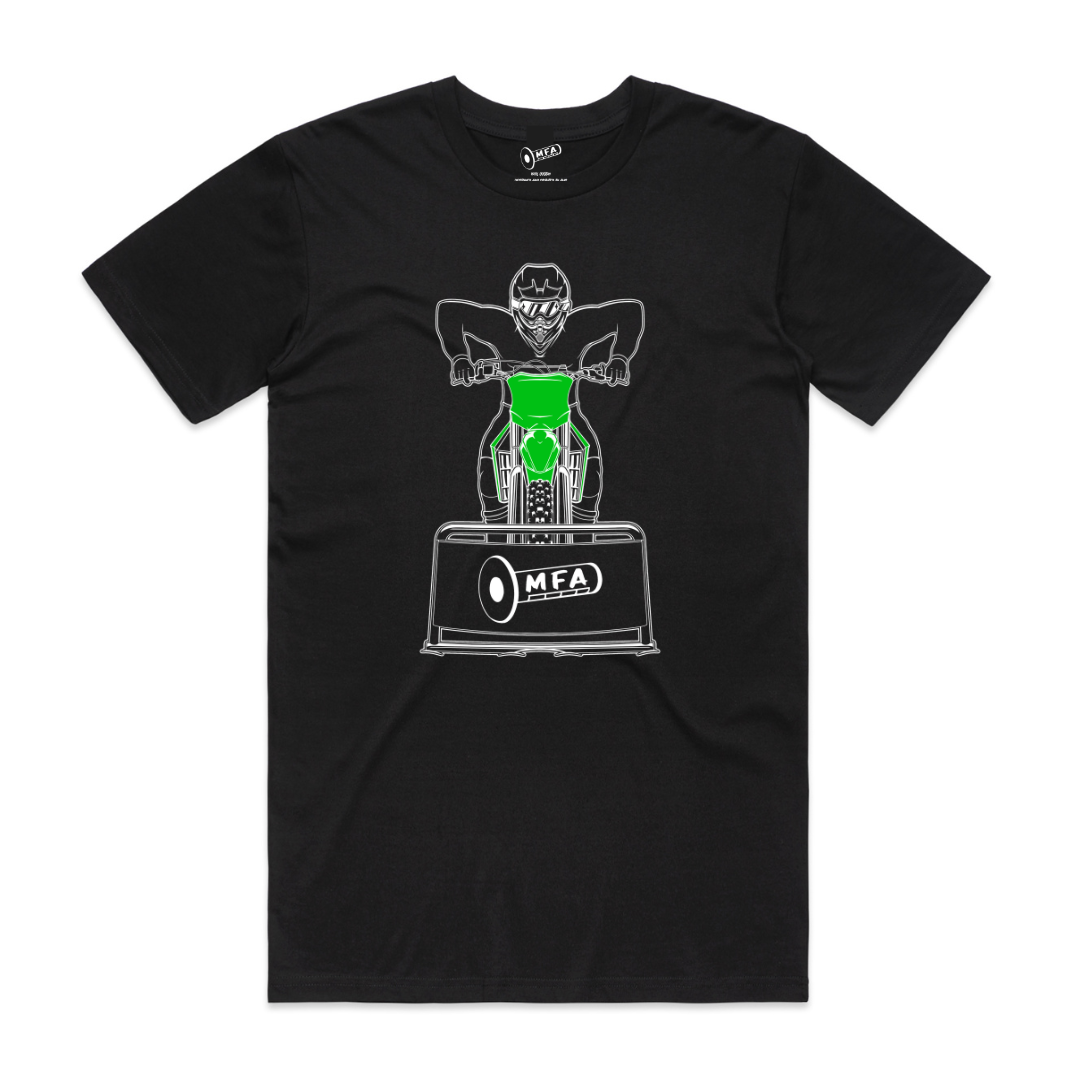 MFA - Mens Moto Gate Black Tee* (AS 5051)