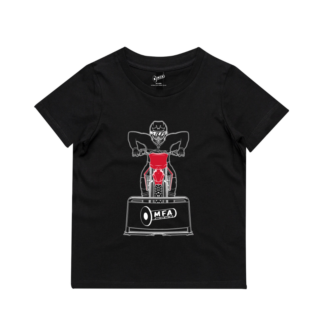 MFA - Kids Moto Gate Black Tee* (AS3005/3006)