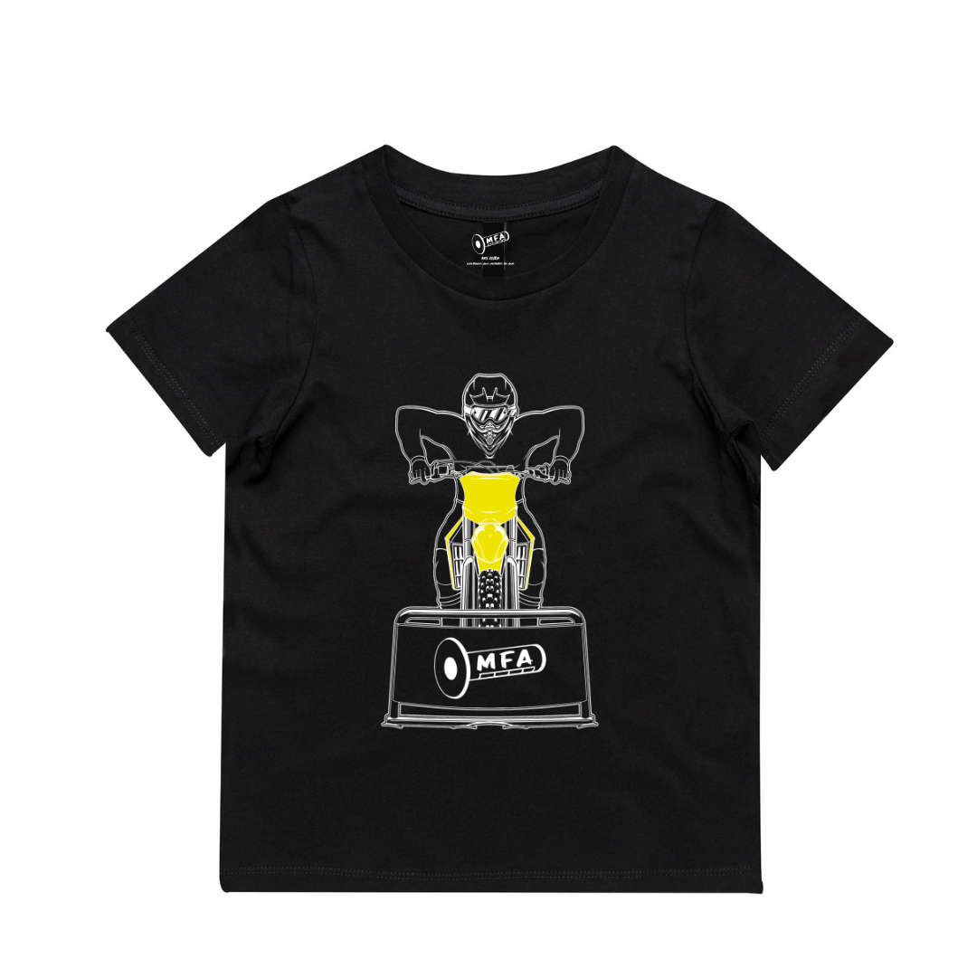 MFA - Kids Moto Gate Black Tee* (AS3005/3006)