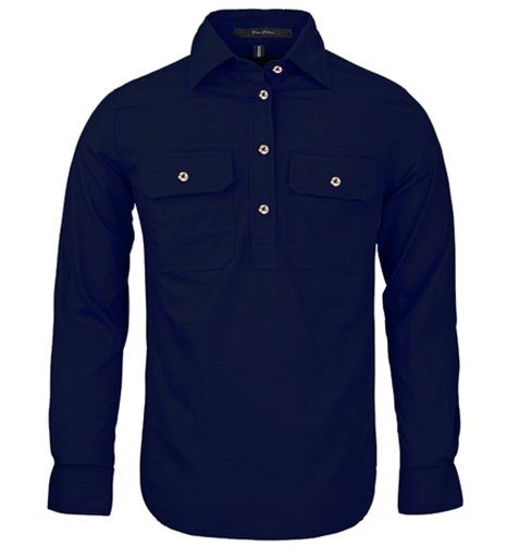 Pilbara Shirt - Ladies Long Sleeve Standard Weight Closed Front - 10 Colours