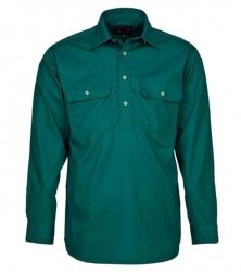Pilbara Shirt - Ladies Long Sleeve Standard Weight Closed Front - 10 Colours