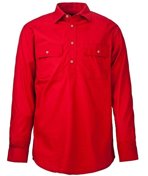 Pilbara Shirt - Ladies Long Sleeve Standard Weight Closed Front - 10 Colours