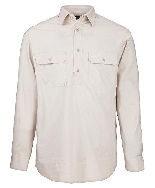 Pilbara Shirt - Ladies Long Sleeve Standard Weight Closed Front - 10 Colours