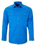 Pilbara Shirt - Men's Long Sleeve Standard Weight Open Front - 6 Colours