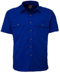 Pilbara Shirt - Men's Short Sleeve Standard Weight Open Front - 4 Colours