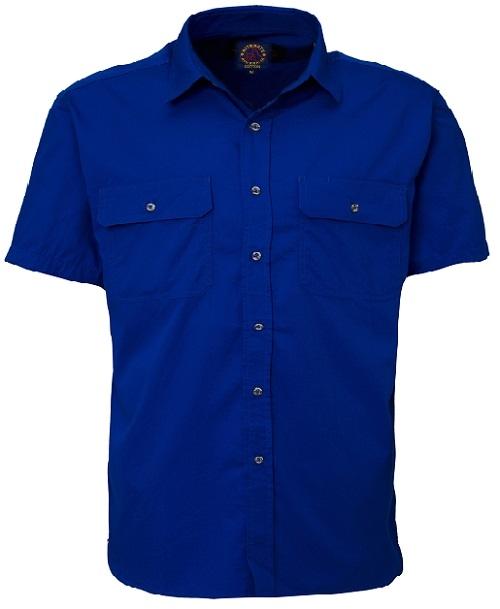 Pilbara Shirt - Men's Short Sleeve Standard Weight Open Front - 4 Colours