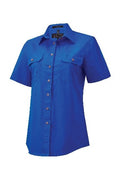 Pilbara Shirt - Ladies Short Sleeve Standard Weight Open Front - 3 Colours