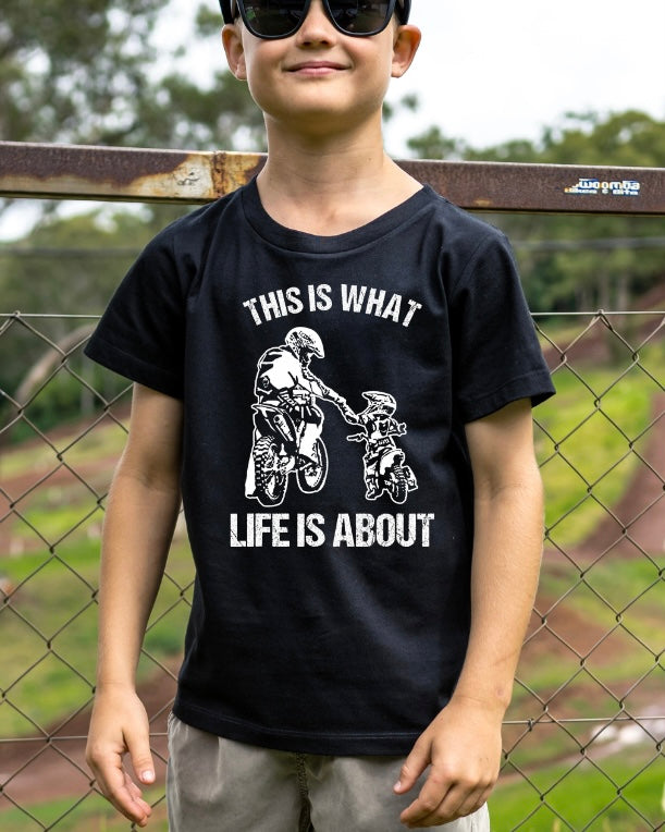 MFA - Kids This is what life is about Black Tee* (AS3005/3006)