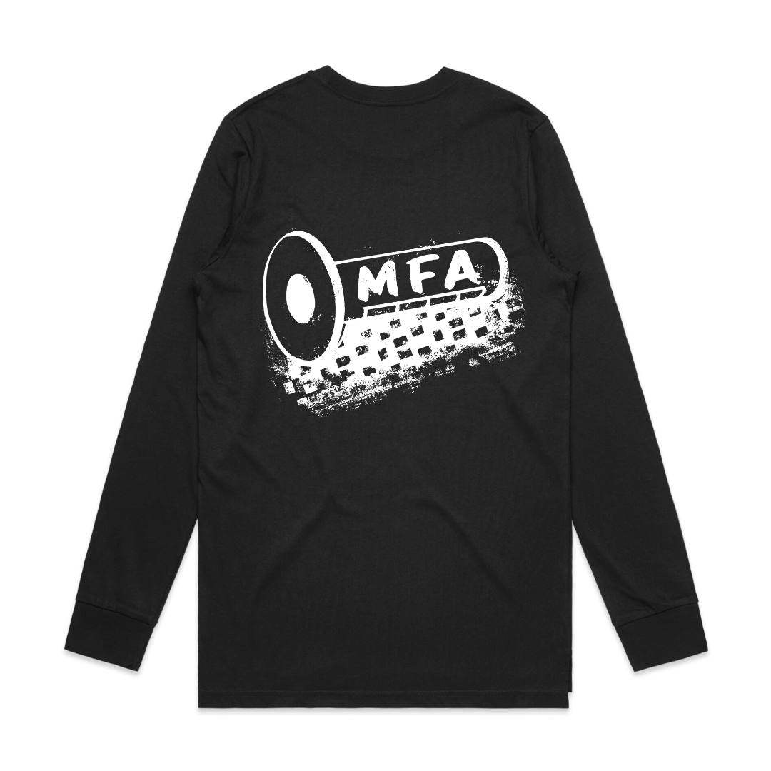 MFA - Mens Logo Black Long Sleeve Tee* (AS 5029)