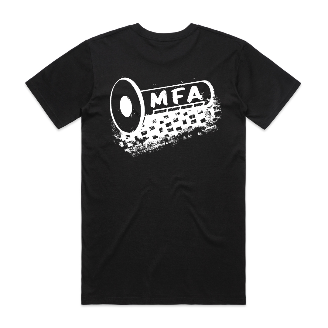 MFA - Mens Logo Black Tee* (AS 5051)