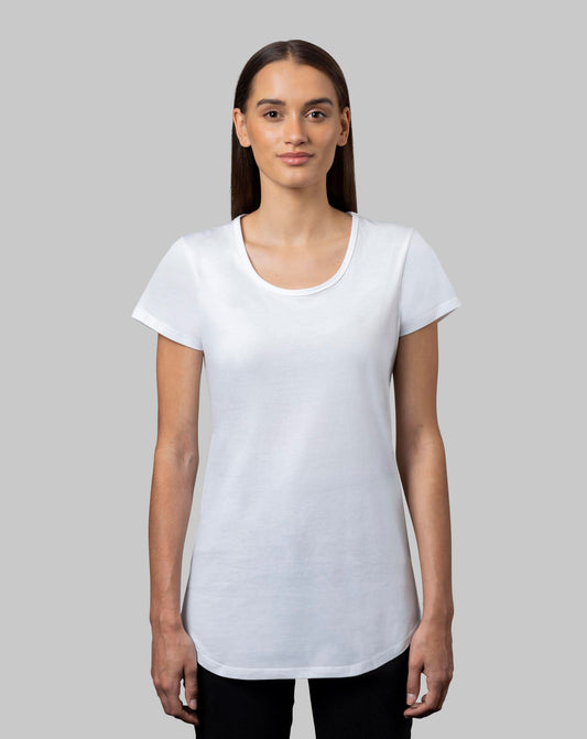 Women's Curved Hem Tee | 6 Colours