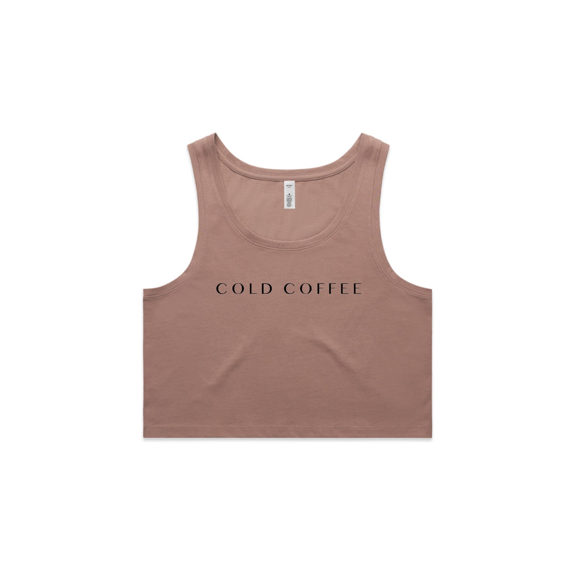 Cold Coffee - Women's Crop Singlet (AS 4031)