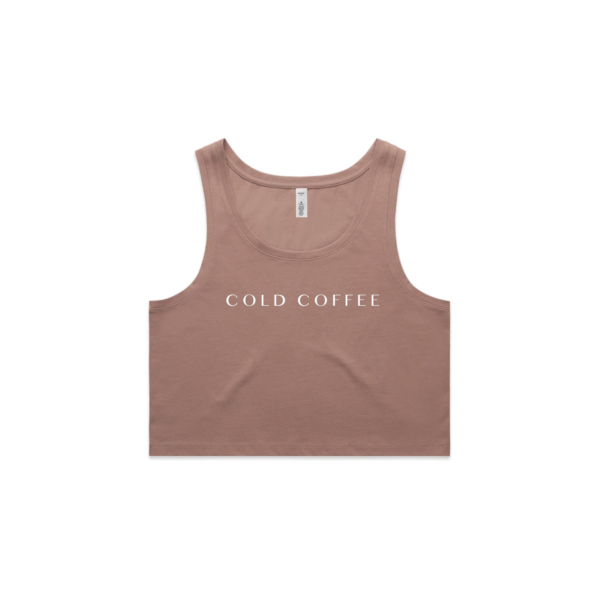 Cold Coffee - Women's Crop Singlet (AS 4031)