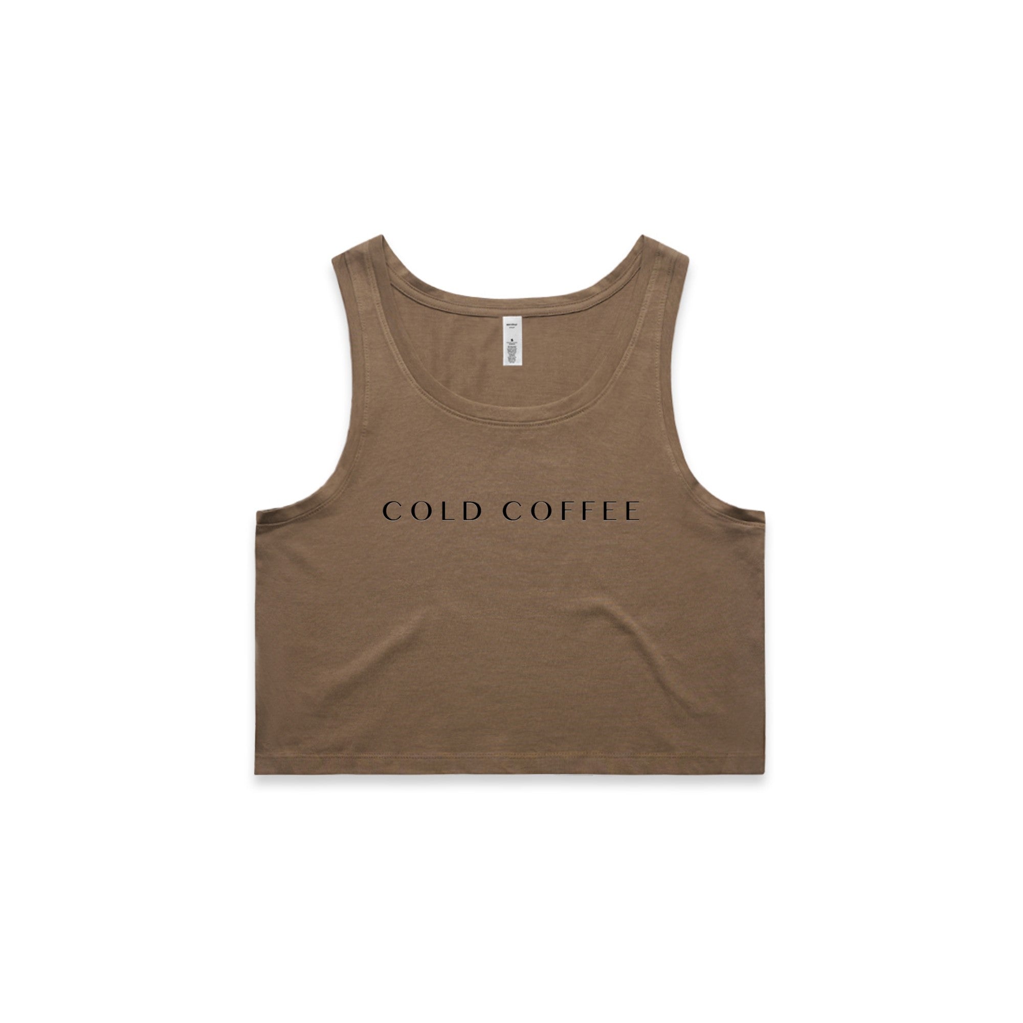 Cold Coffee - Women's Crop Singlet (AS 4031)