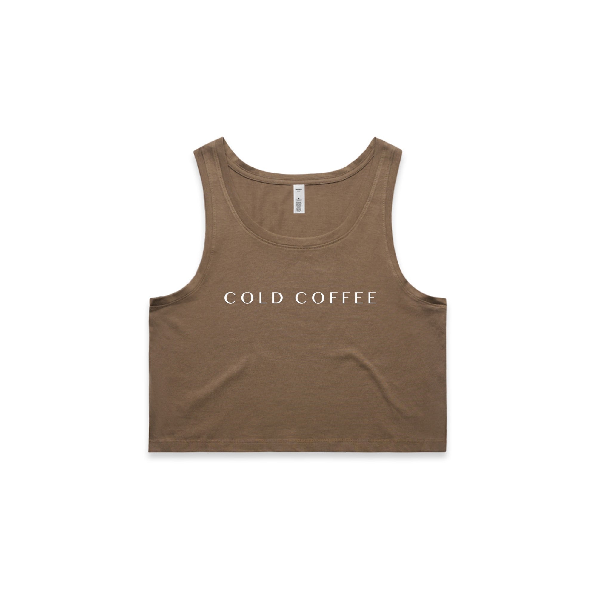 Cold Coffee - Women's Crop Singlet (AS 4031)