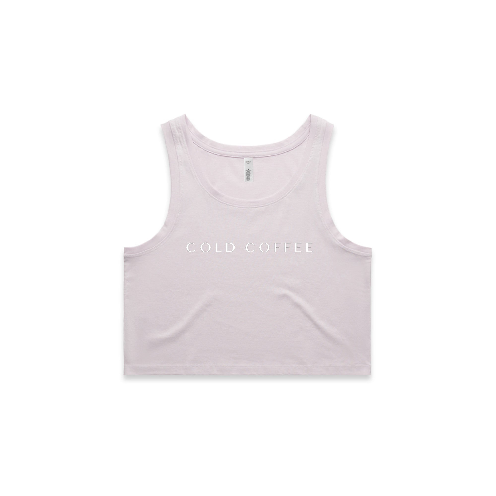 Cold Coffee - Women's Crop Singlet (AS 4031)