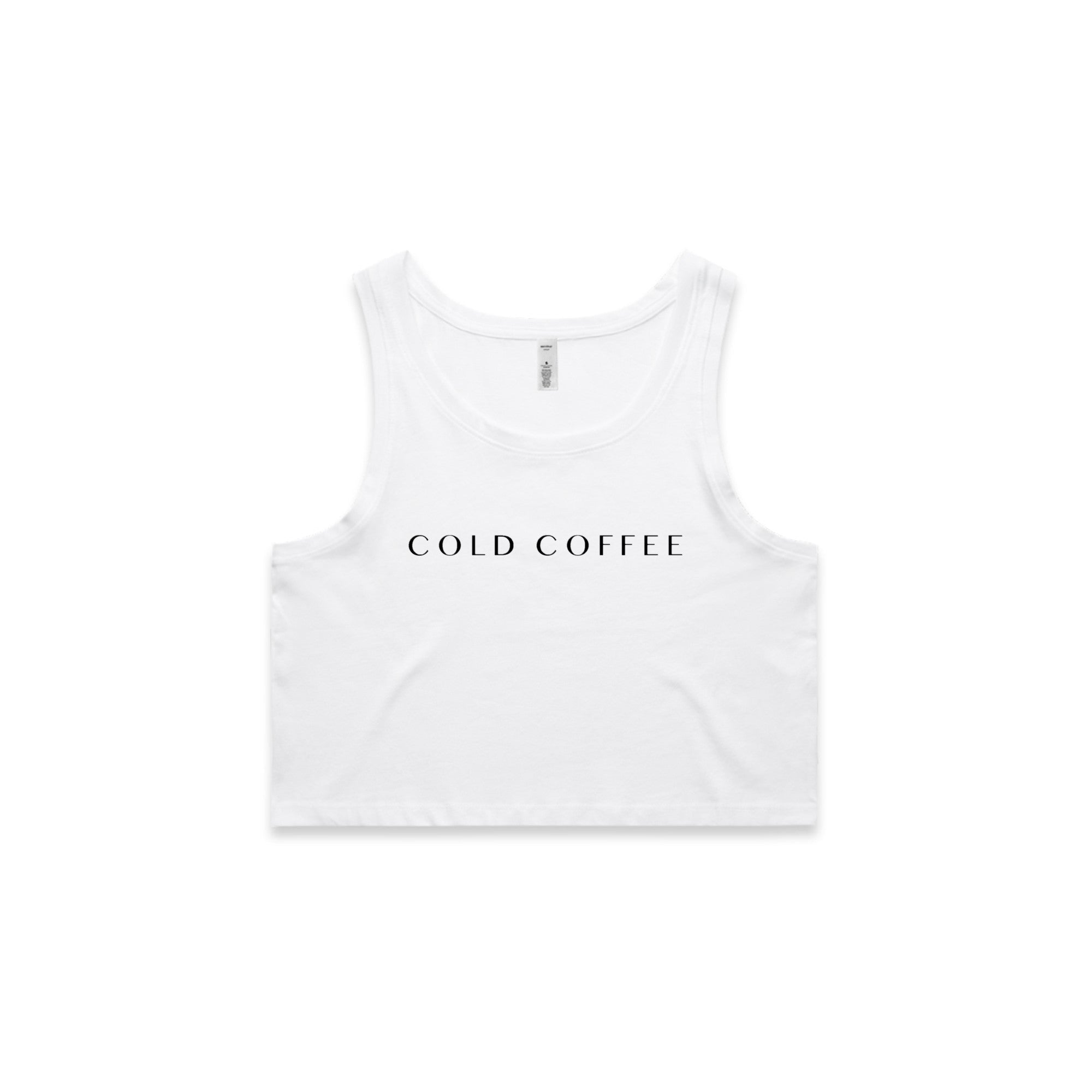 Cold Coffee - Women's Crop Singlet (AS 4031)