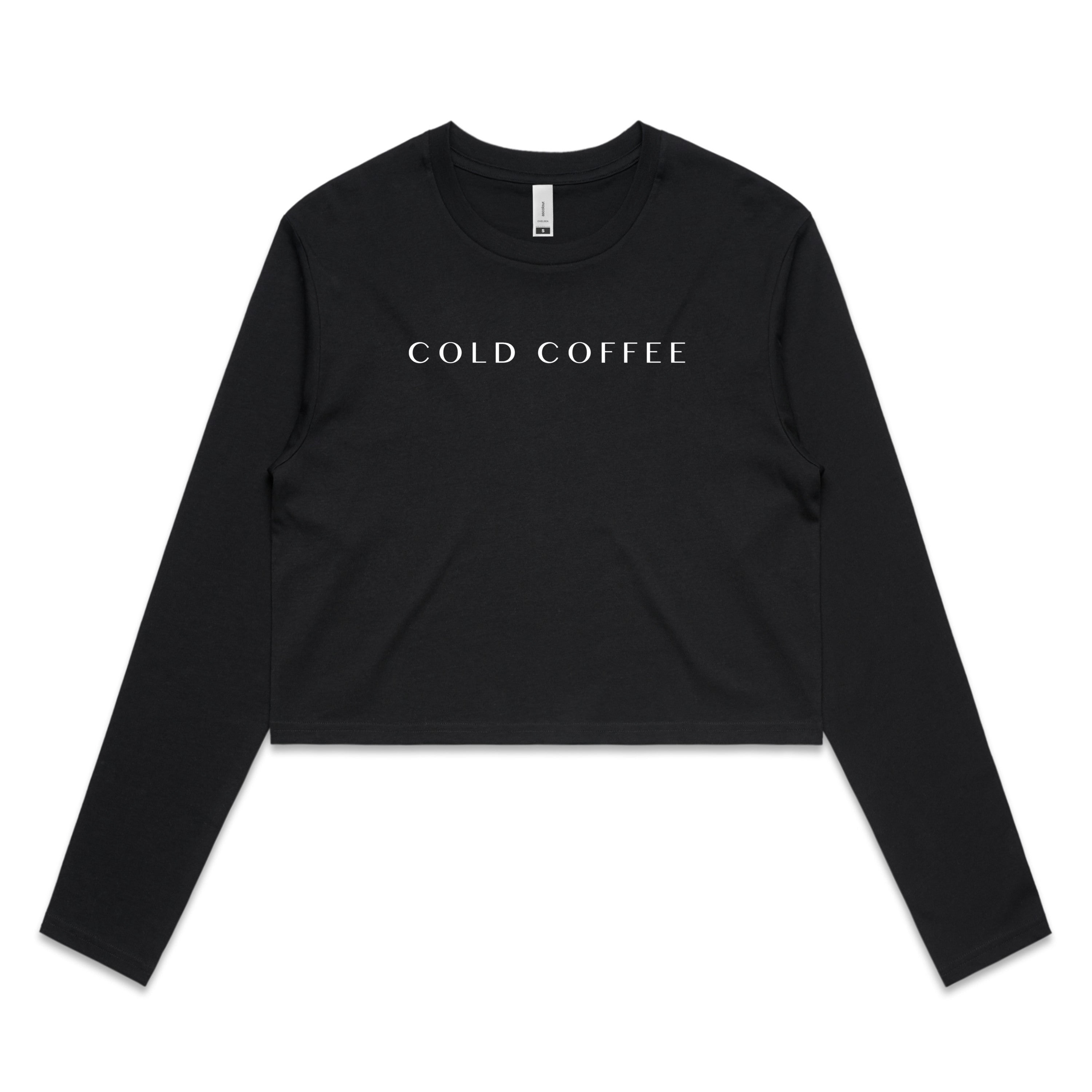 Cold Coffee - Women's Crop Long sleeve Tee (AS 4058)*