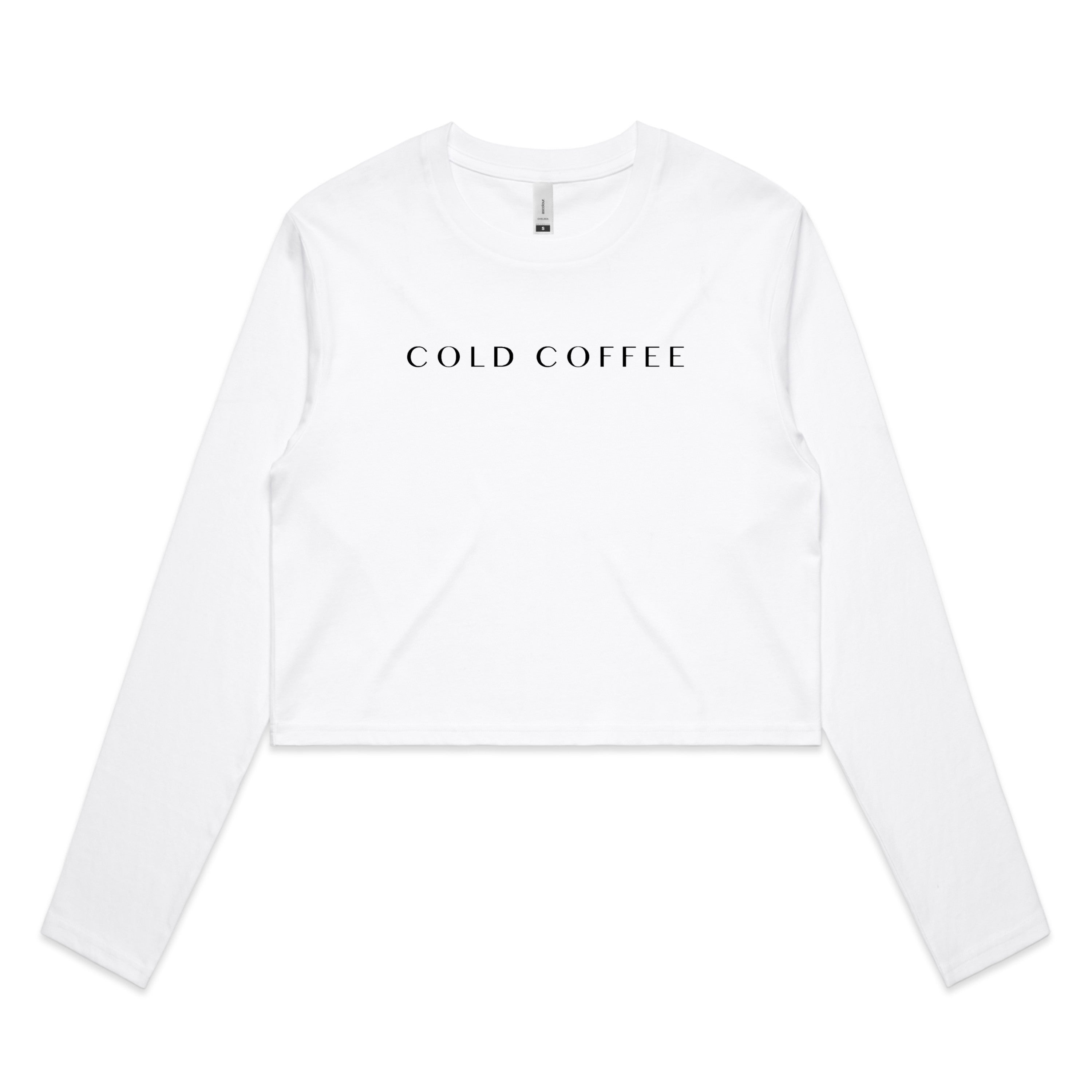 Cold Coffee - Women's Crop Long sleeve Tee (AS 4058)*
