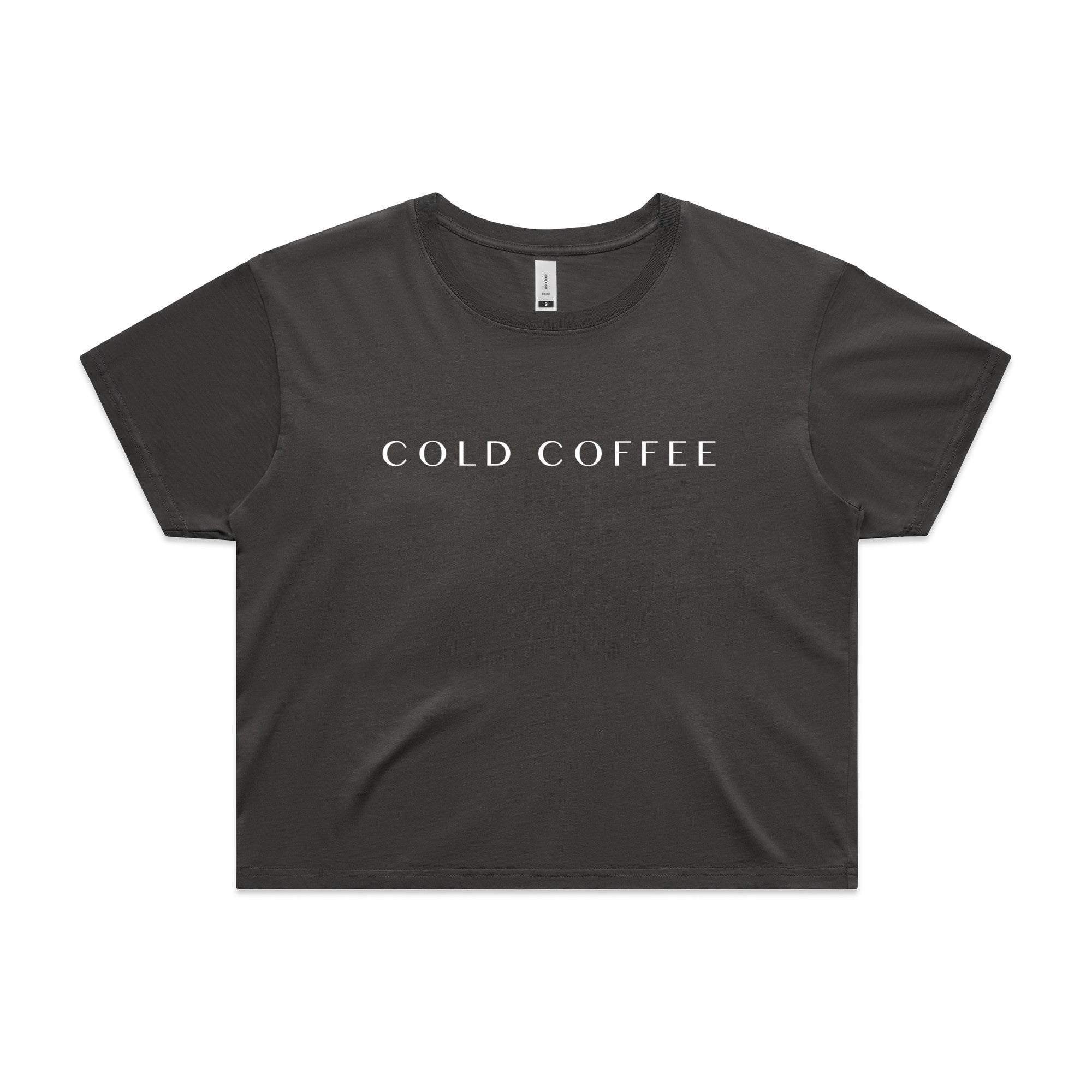 Cold Coffee - Women's Faded Crop Tee (AS 4062F)*