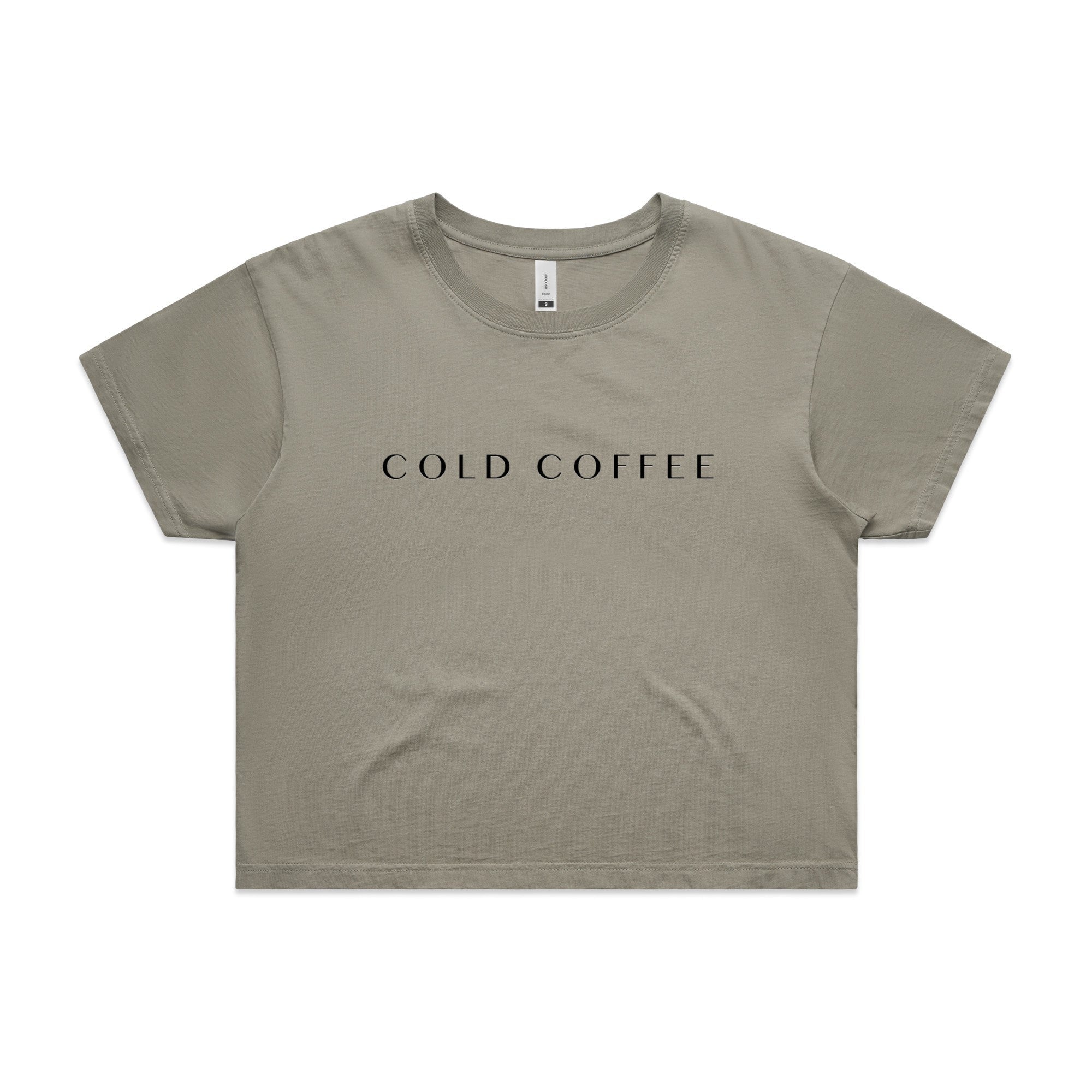 Cold Coffee - Women's Faded Crop Tee (AS 4062F)*