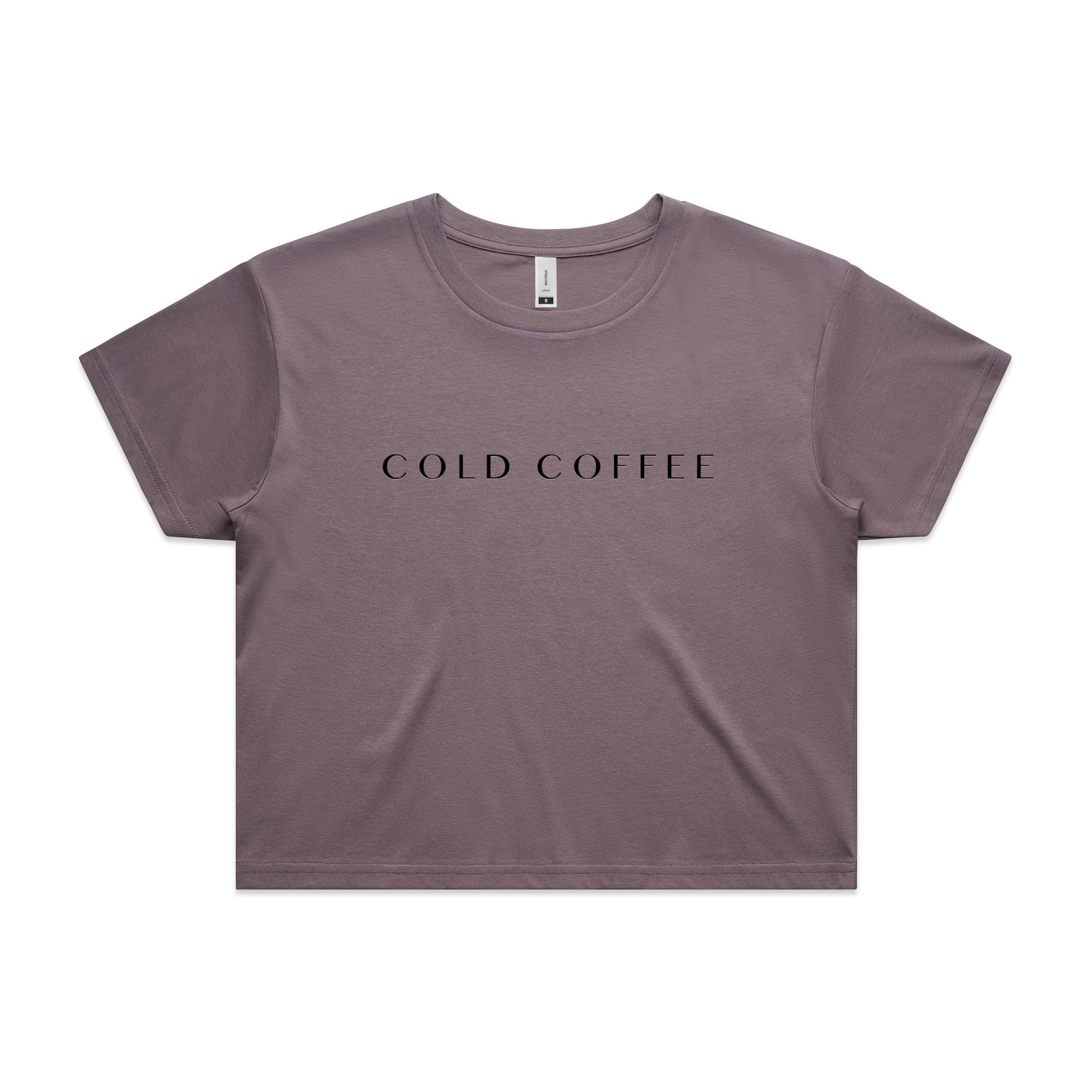 Cold Coffee - Women's Faded Crop Tee (AS 4062F)*
