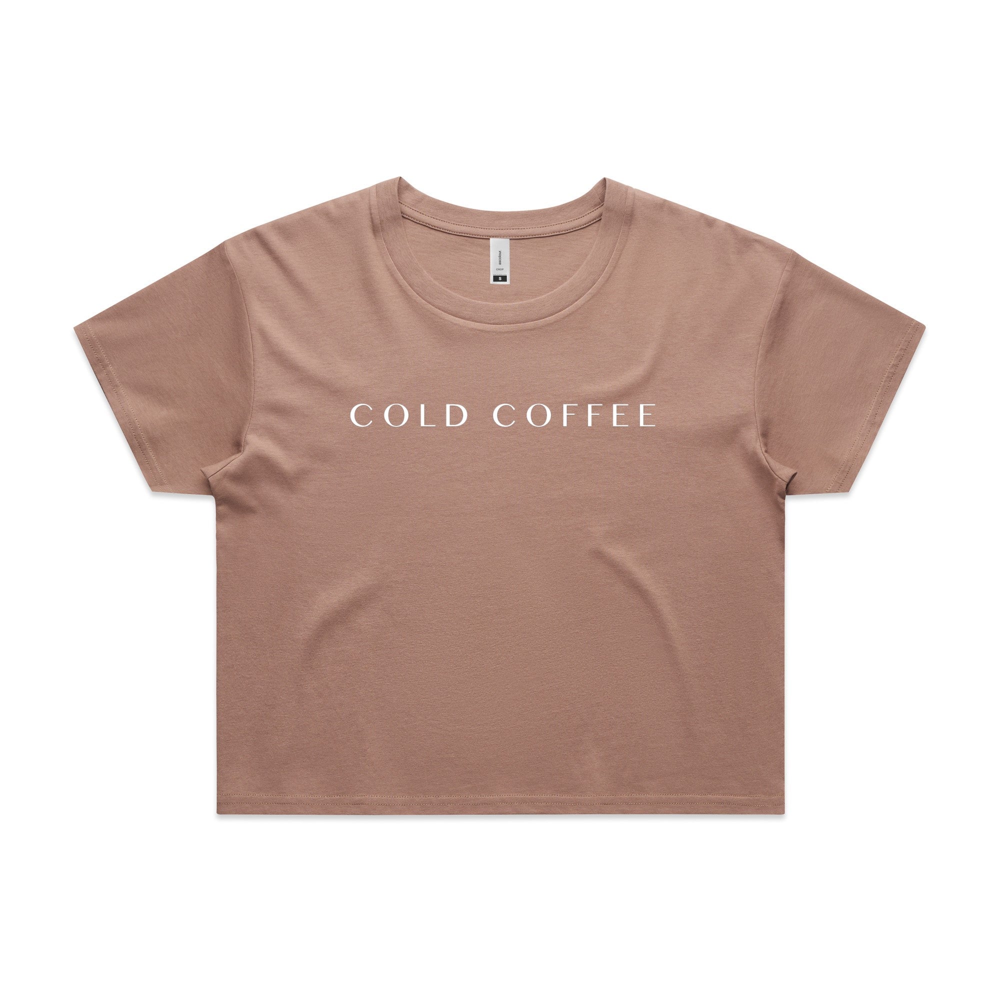 Cold Coffee - Women's Faded Crop Tee (AS 4062F)*