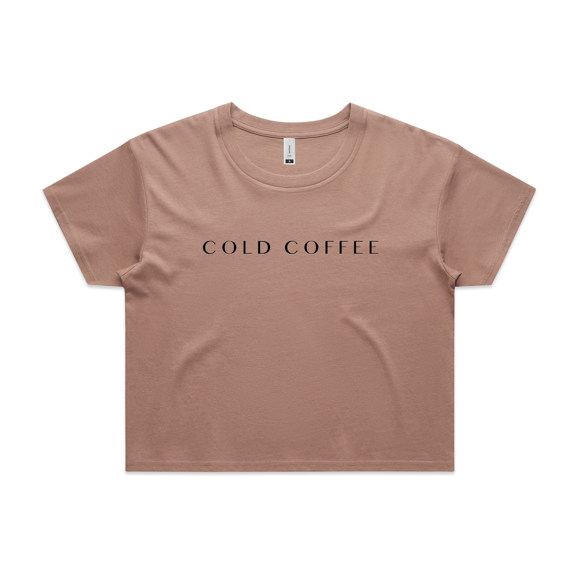 Cold Coffee - Women's Faded Crop Tee (AS 4062F)*