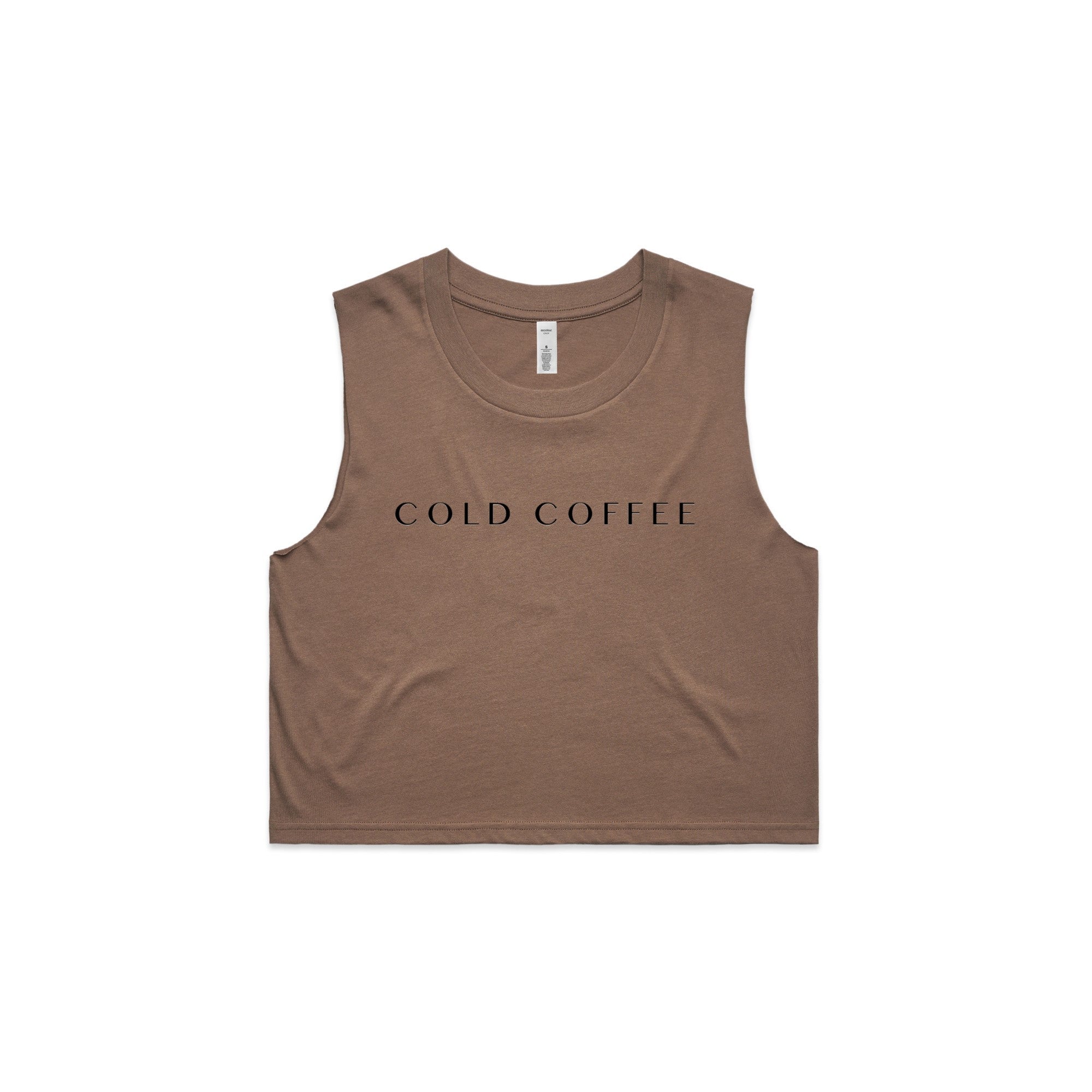Cold Coffee - Women's Crop Tank (AS 4068)*