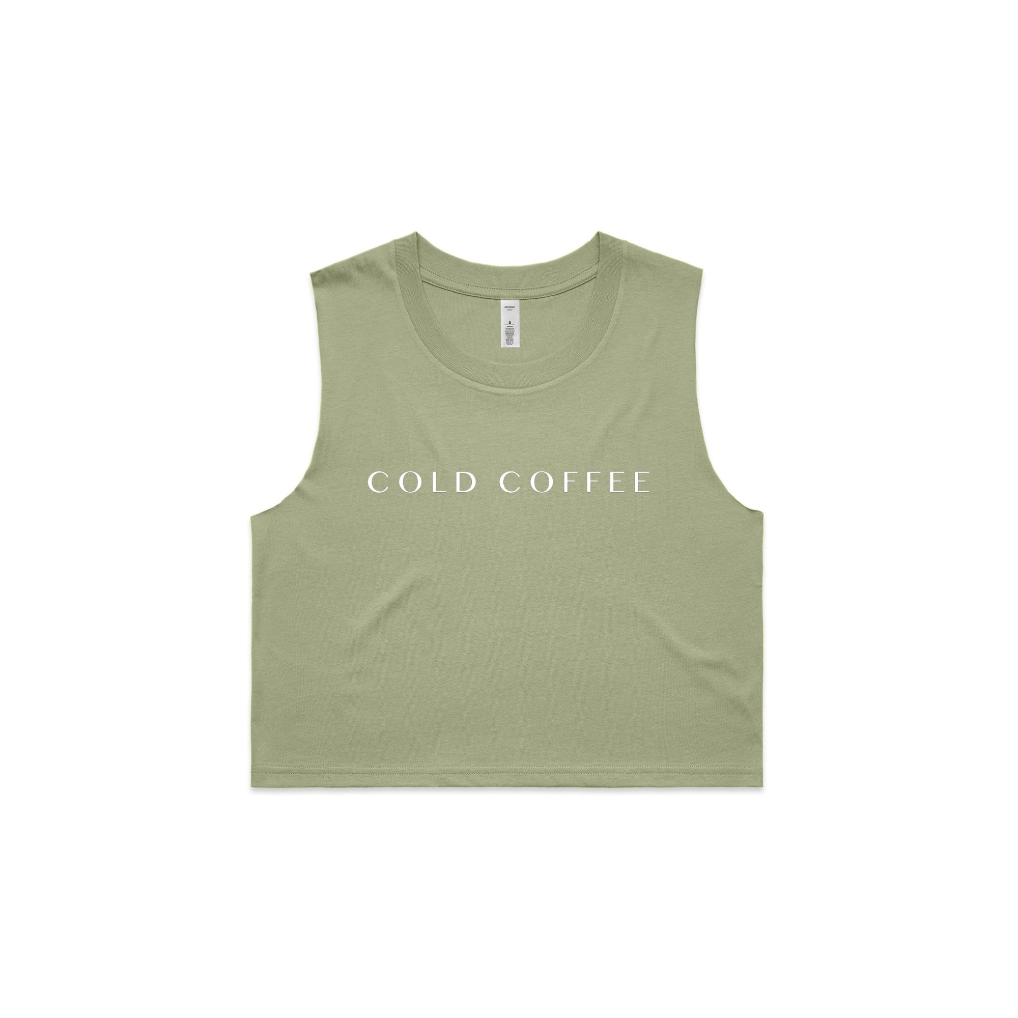 Cold Coffee - Women's Crop Tank (AS 4068)*