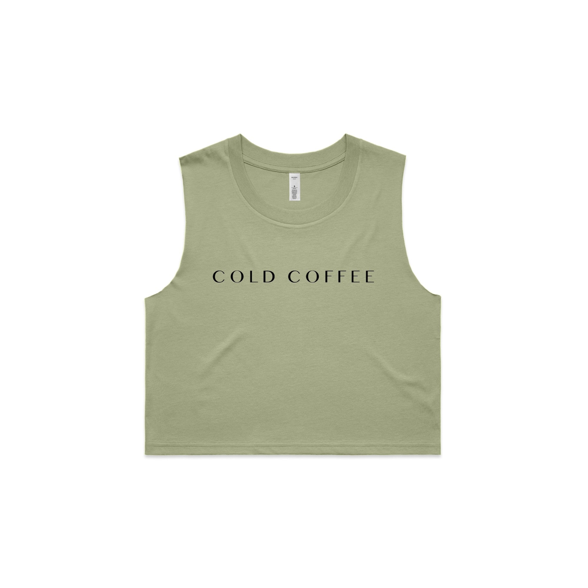 Cold Coffee - Women's Crop Tank (AS 4068)*