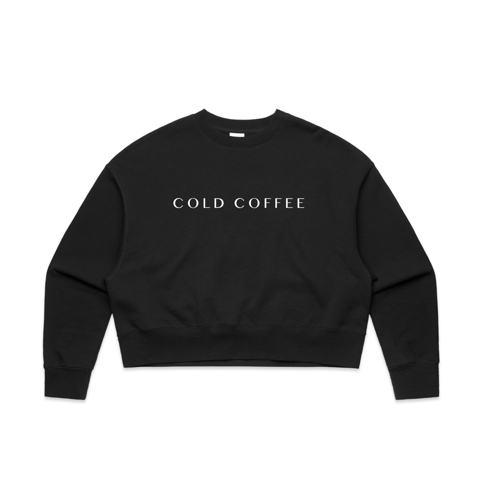 Cold Coffee - Women's Oversized Crop Crew (AS 4124)