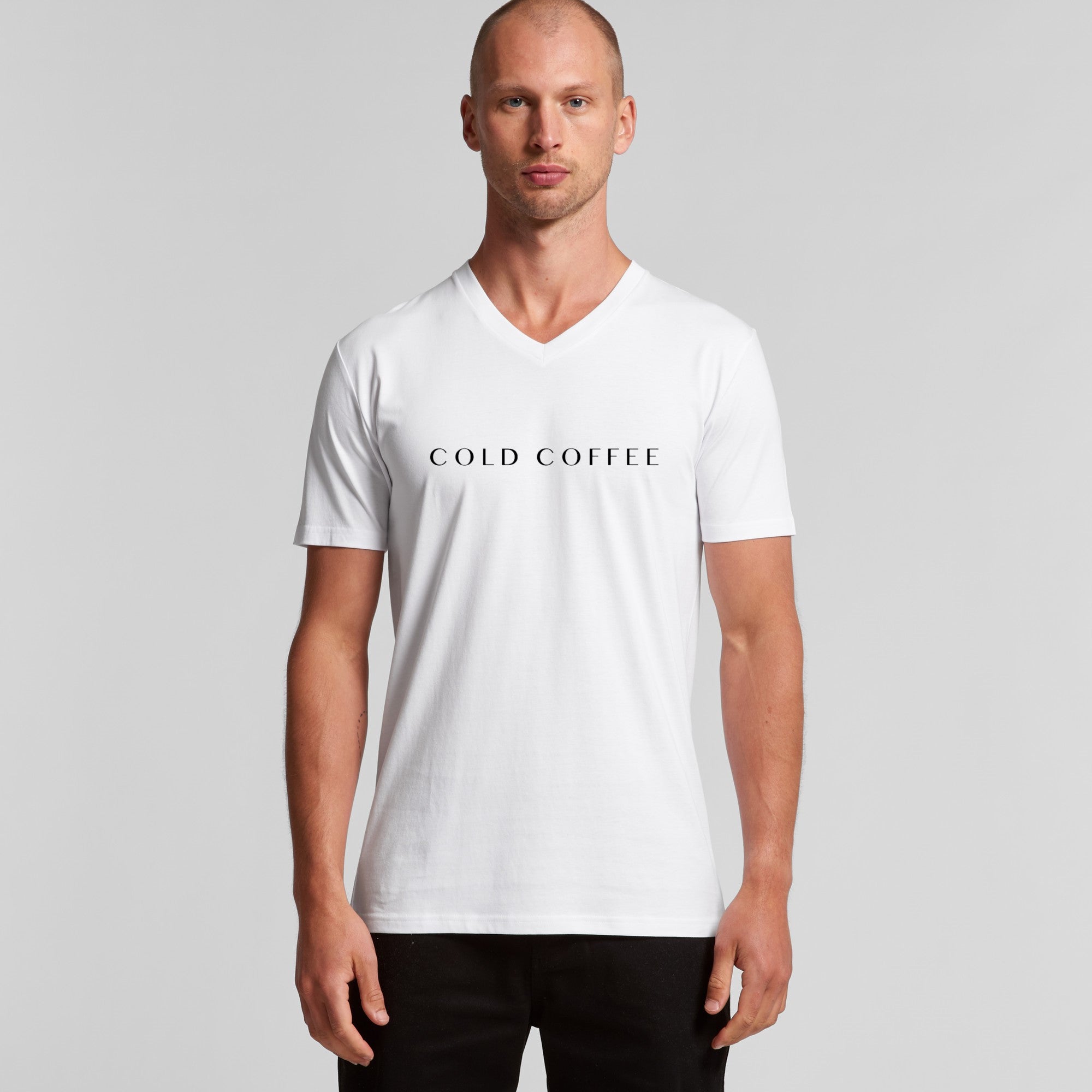 Cold Coffee - Mens V-Neck Tee (AS 5001V)*